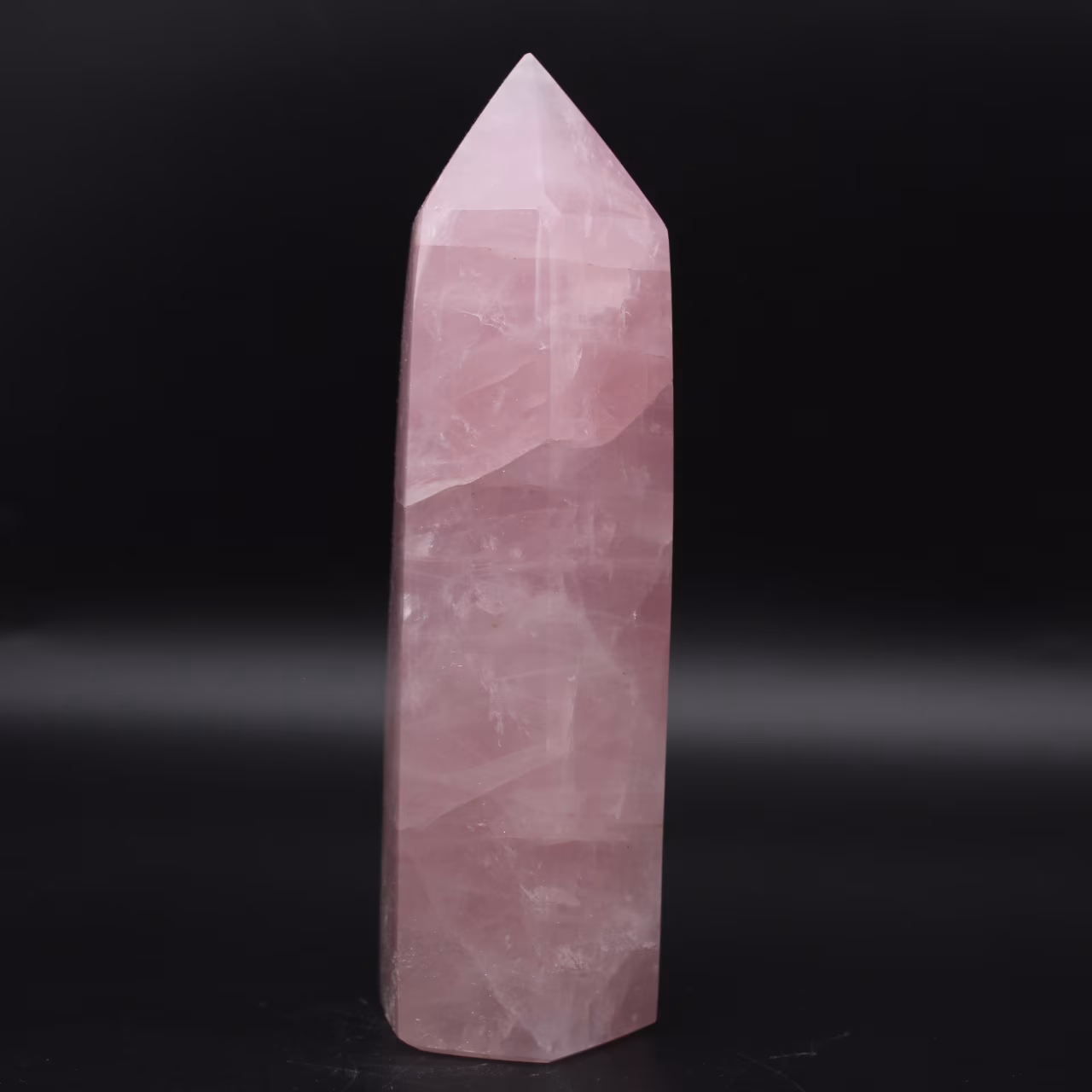 Prisma di quarzo rosa
