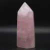 Prisma di quarzo rosa - 0