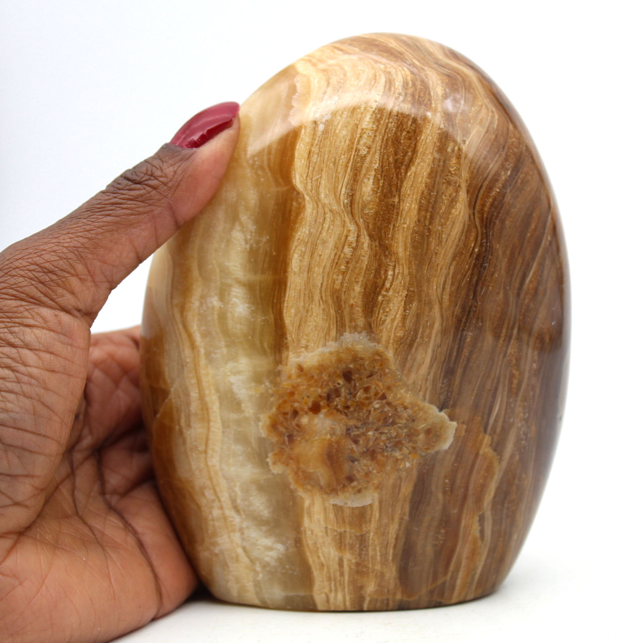 Calcite al miele a forma libera