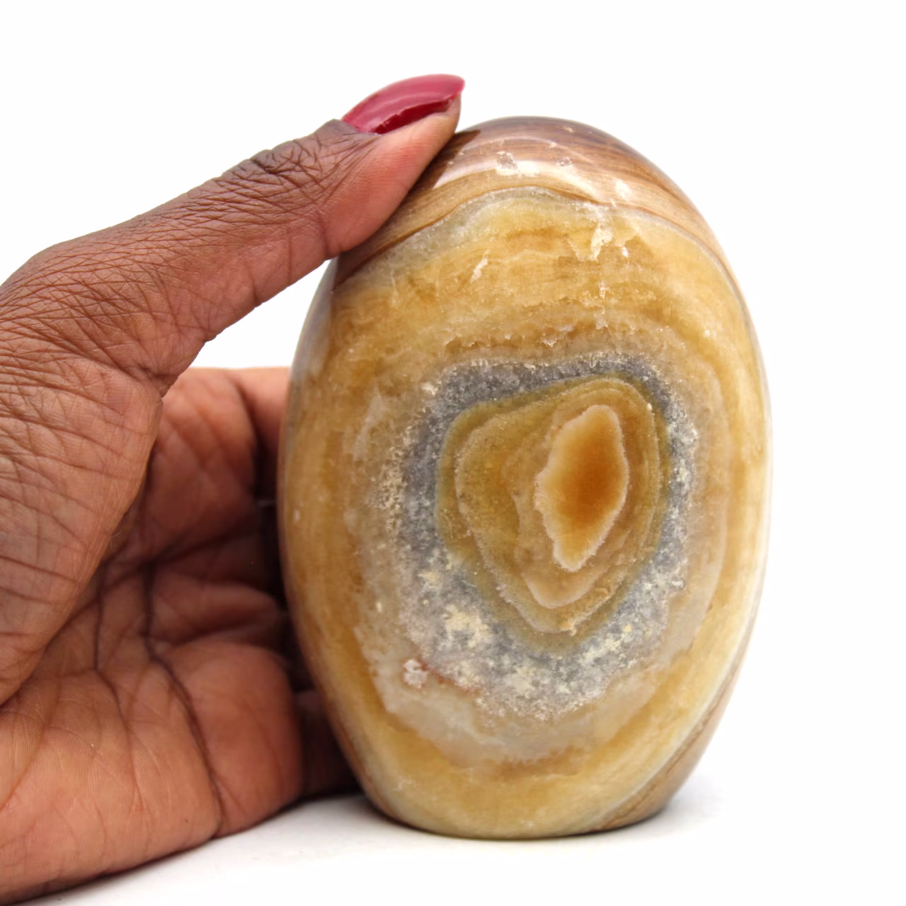 Calcite miele a forma libera per la raccolta