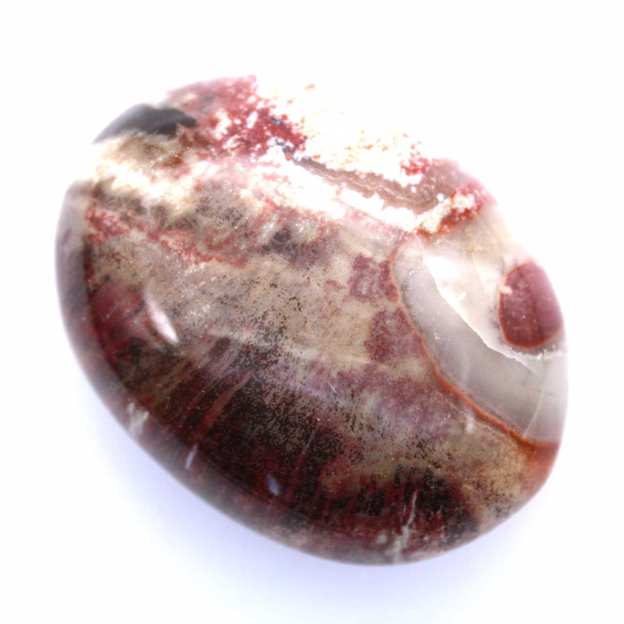 Ciottolo di diaspro rosso
