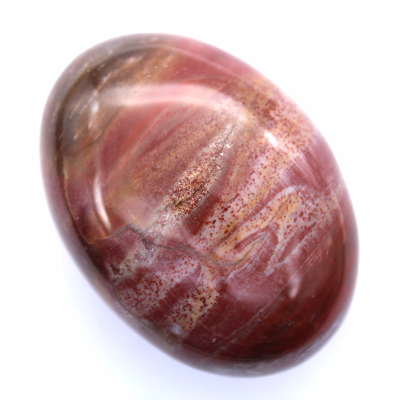 Ciottolo di diaspro rosso
