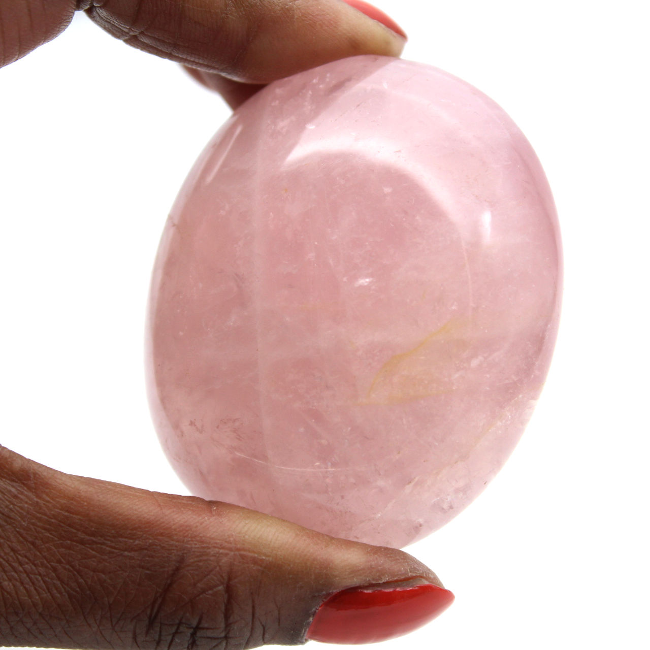 Ciottoli di quarzo rosa Madagascar 145gr 60mm, 22€