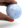 Ciottoli di calcite blu - 1