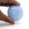 Ciottoli di calcite blu - 1