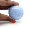 Ciottoli di calcite blu - 1