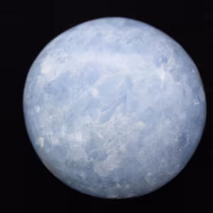 Ciottoli di calcite blu