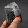 Prisma in cristallo di quarzo con inclusione di clorite - 0