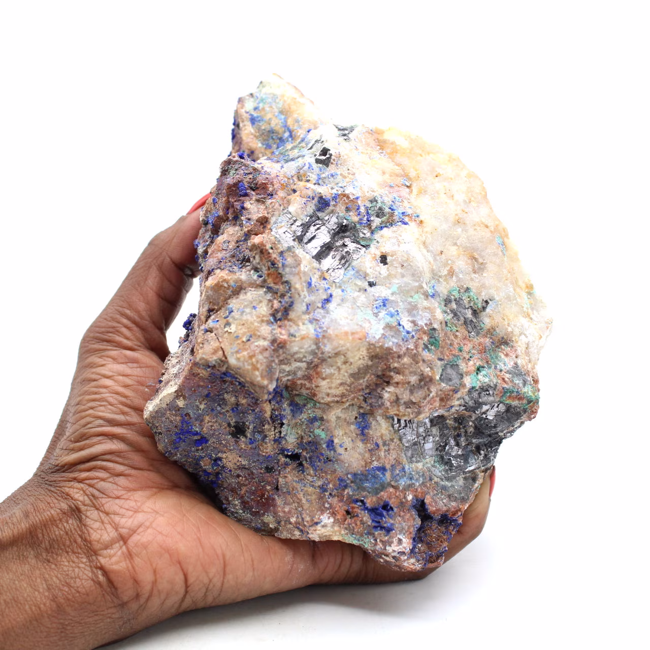 Azzurrite malachite e galena