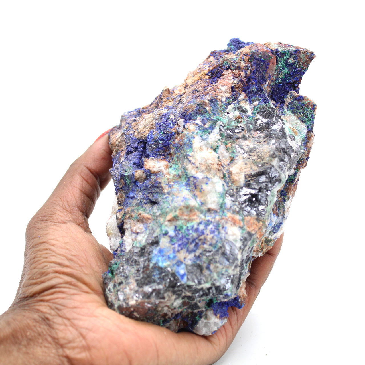 Azzurrite malachite e galena