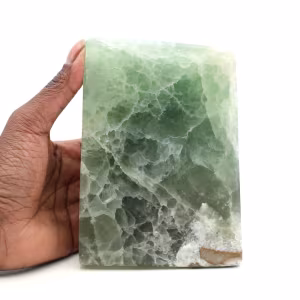 Esaedro a blocchi di fluorite