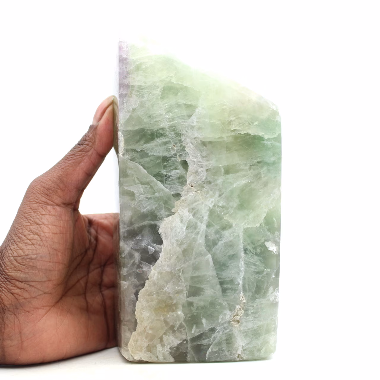 Eptaedro di fluorite verde