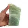 Eptaedro a blocchi di fluorite verde - 0
