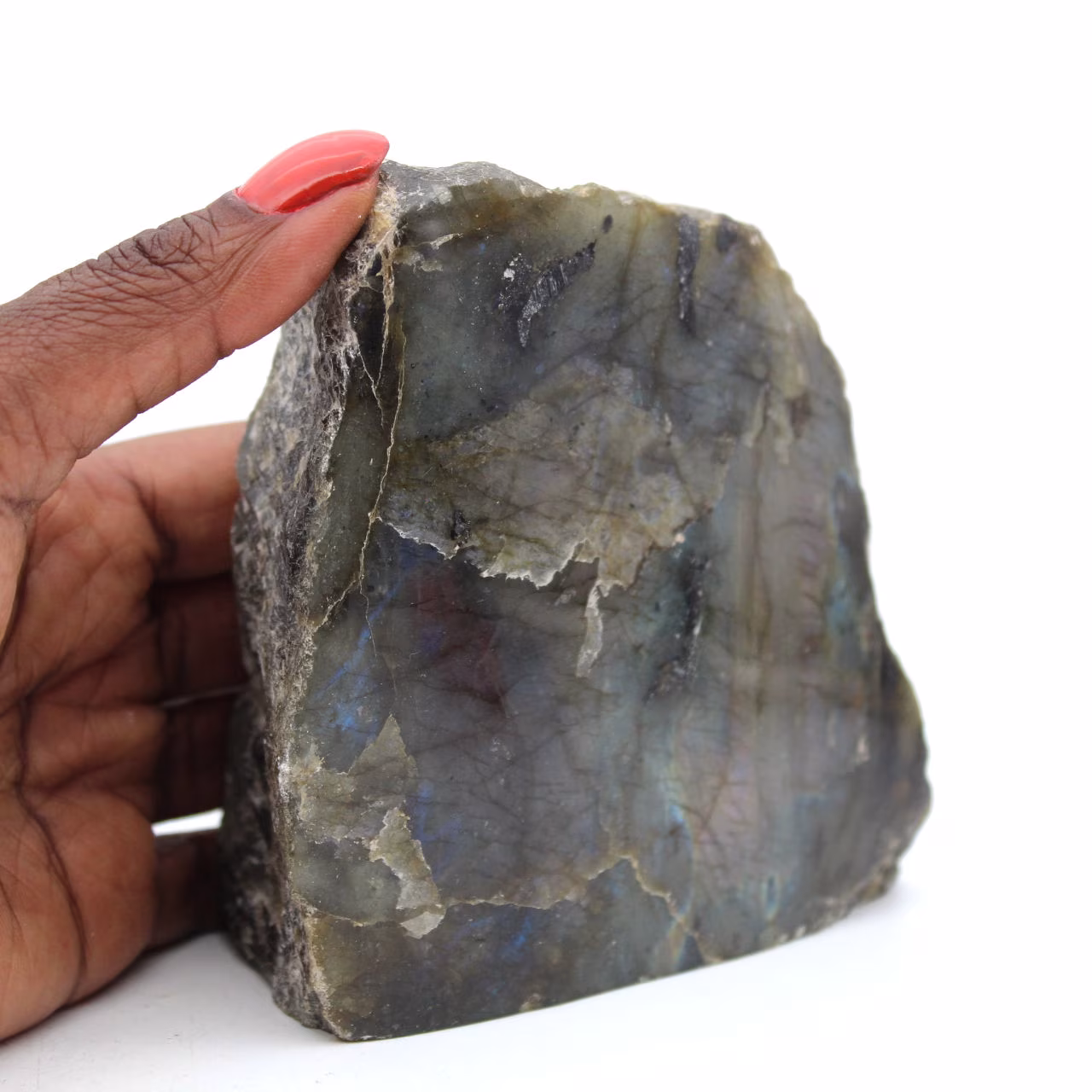 Labradorite ornamentale grezza naturale media