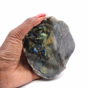Labradorite semi-ruvida ornamentale