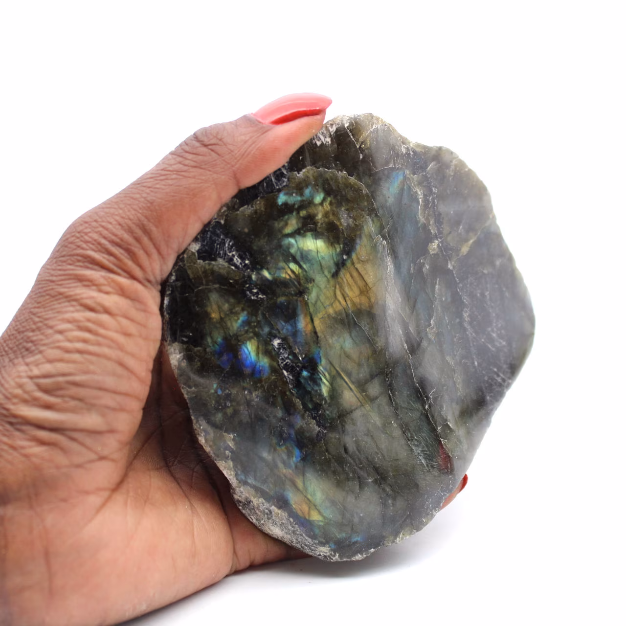 Labradorite semi-ruvida ornamentale