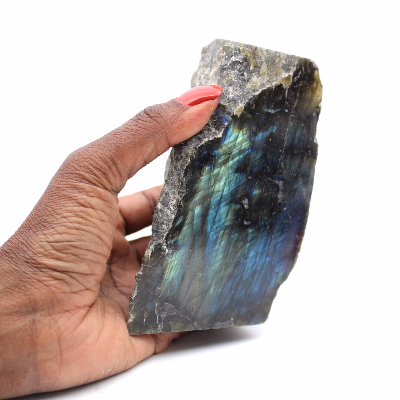 Labradorite medio-cruda del Madagascar