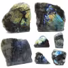 Labradorite con pietra ornamentale laterale lucida del Madagascar - 0