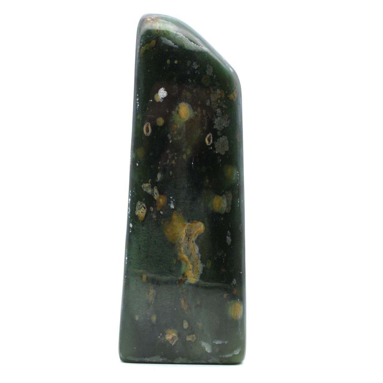 Giada nefrite naturale lucidata