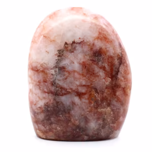 Pietra di quarzo rosso lucido