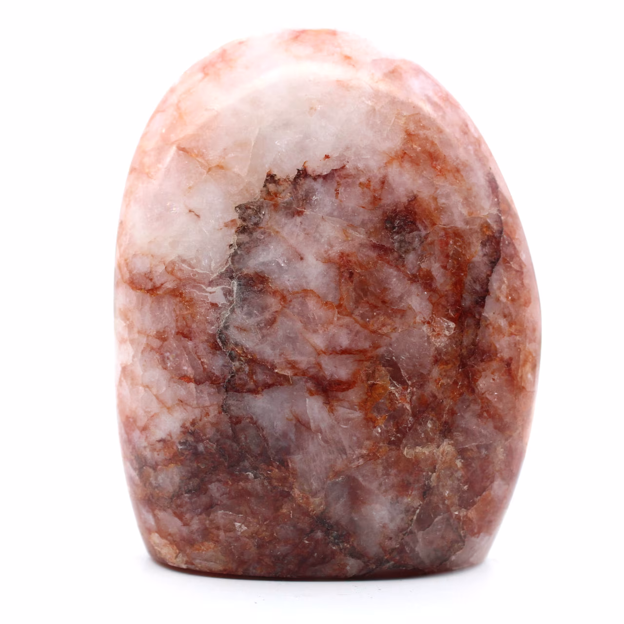 Pietra di quarzo rosso lucido