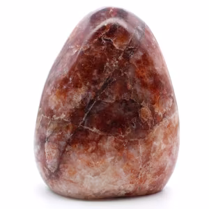 Pietra di quarzo rosso lucido