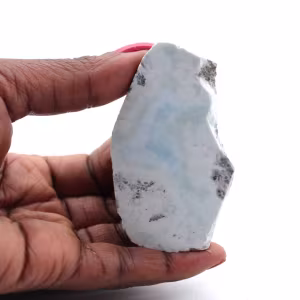 Placca in larimar semilucida