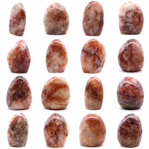 Roccia levigata in quarzo rosso