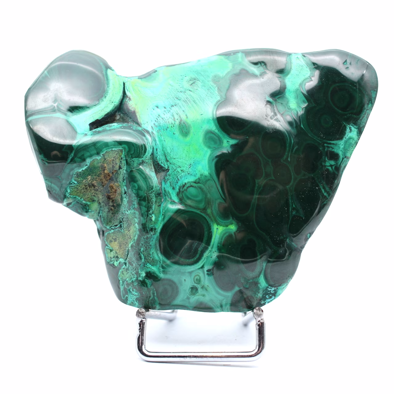 Pietra levigata in malachite