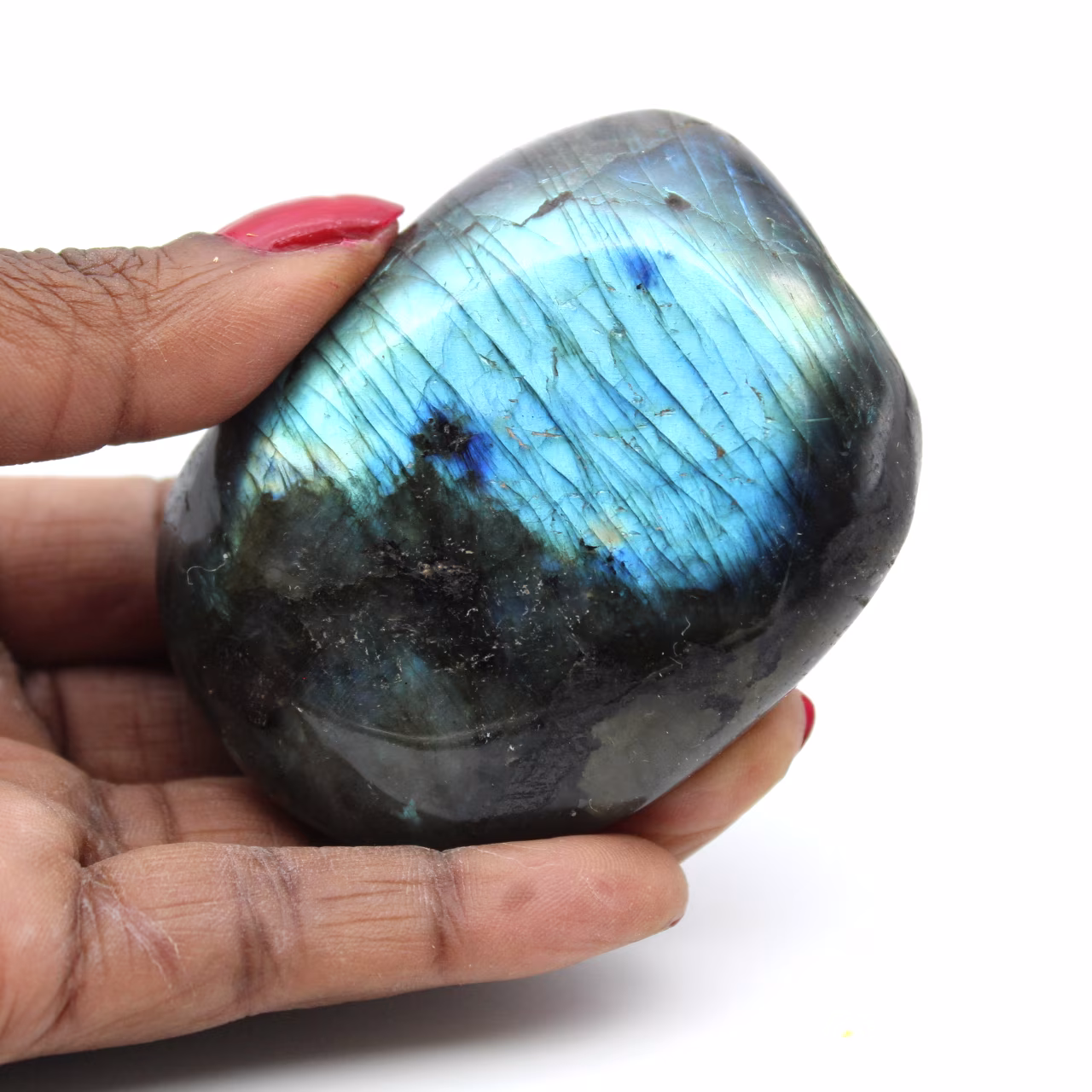 Ciottolo di labradorite del Madagascar