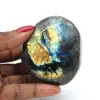 Ciottolo di roccia labradorite - 0