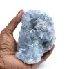 Celestite grezza su ganga - 0