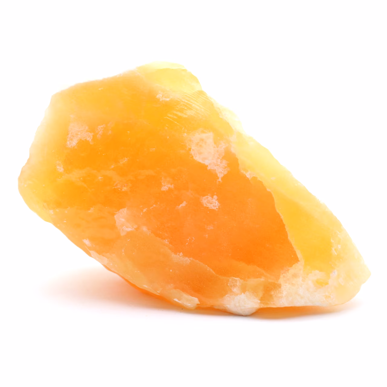 Roccia di calcite arancione