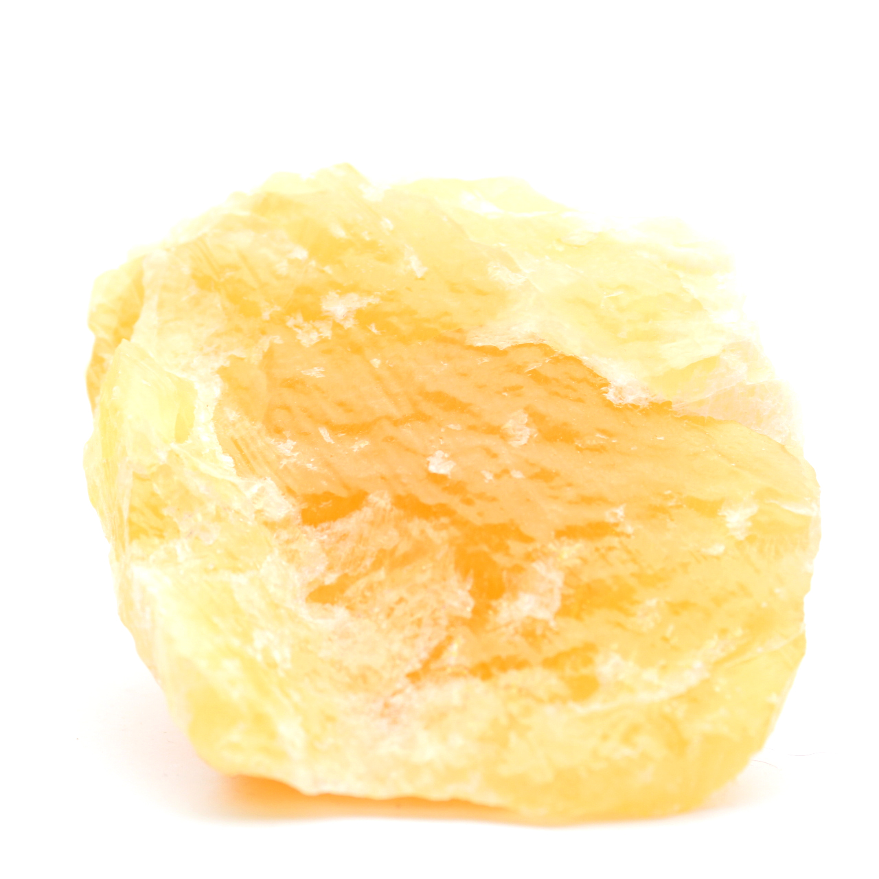 Roccia di calcite arancione