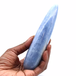 Bastoncino da massaggio in calcite blu