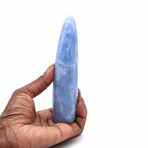 Bastoncino da massaggio in calcite blu