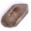 Quartz fumé bi-terminé