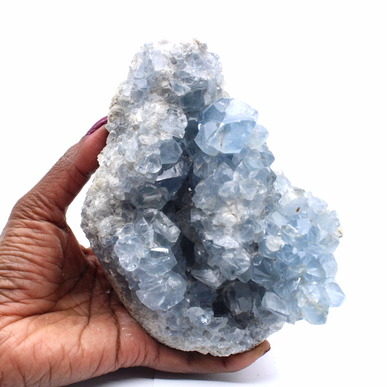 Geode di cristallo di celestite