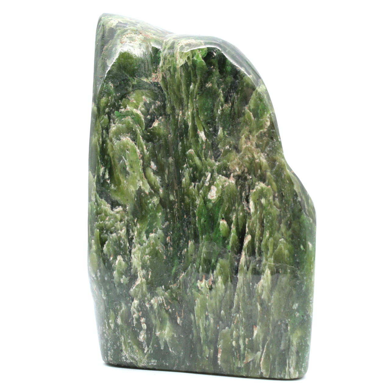 Roccia lucida di giada nefrite Afghanistan 600gr 11cm, 89€