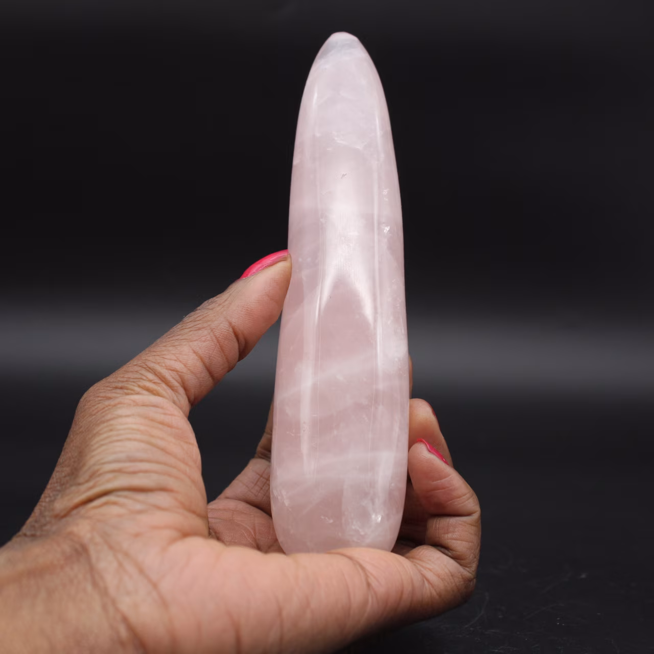 Bastone da massaggio al quarzo rosa
