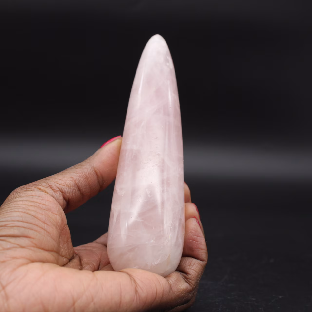 Bastone da massaggio al quarzo rosa