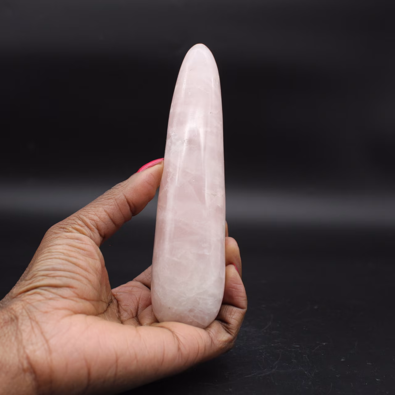 Bastone da massaggio al quarzo rosa