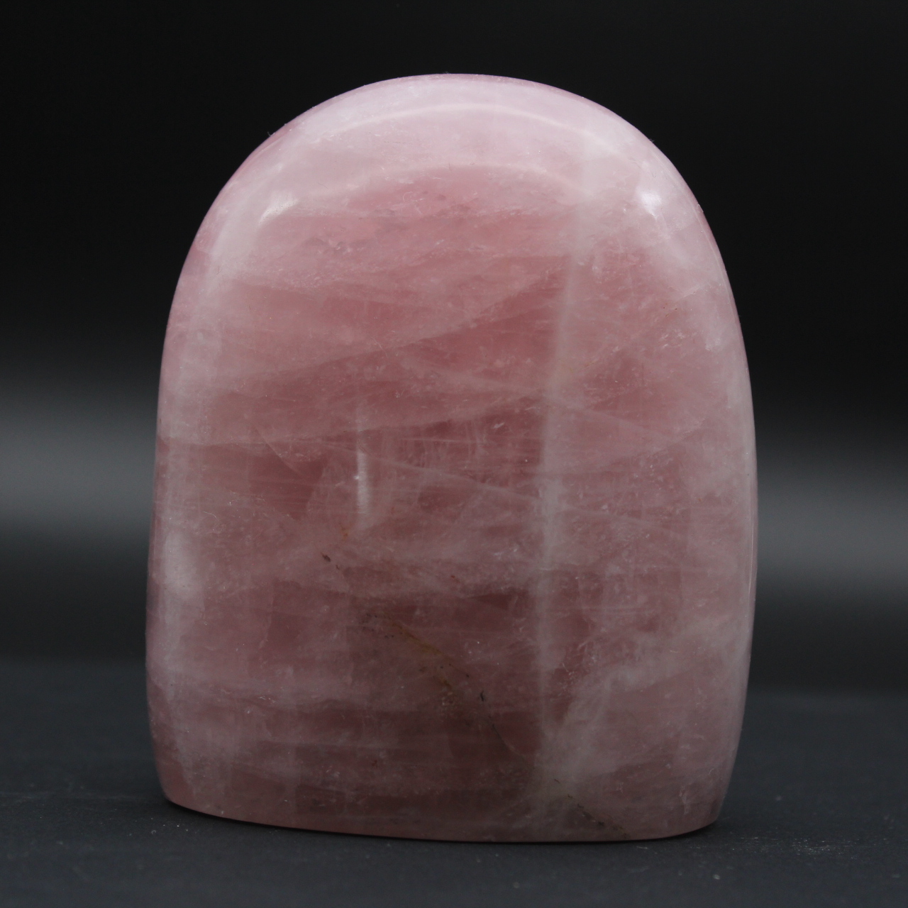 Quarzo rosa lucido Madagascar 650gr 100mm, 38€