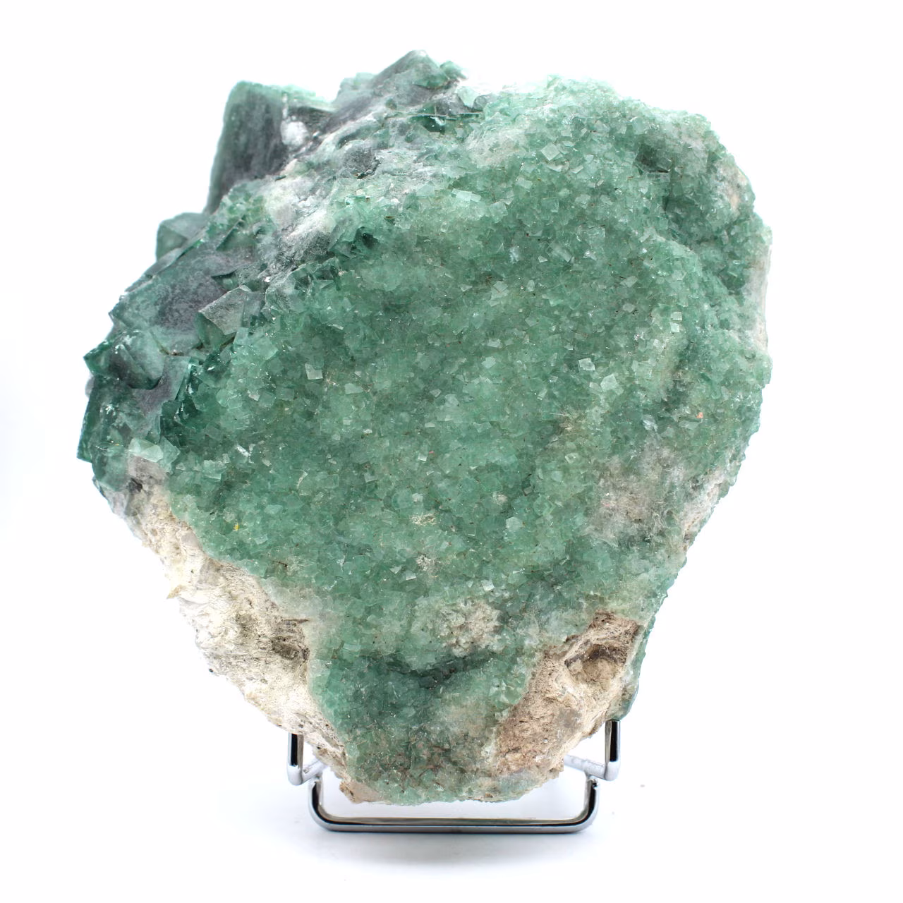 Cubi di fluorite verde sulla ganga
