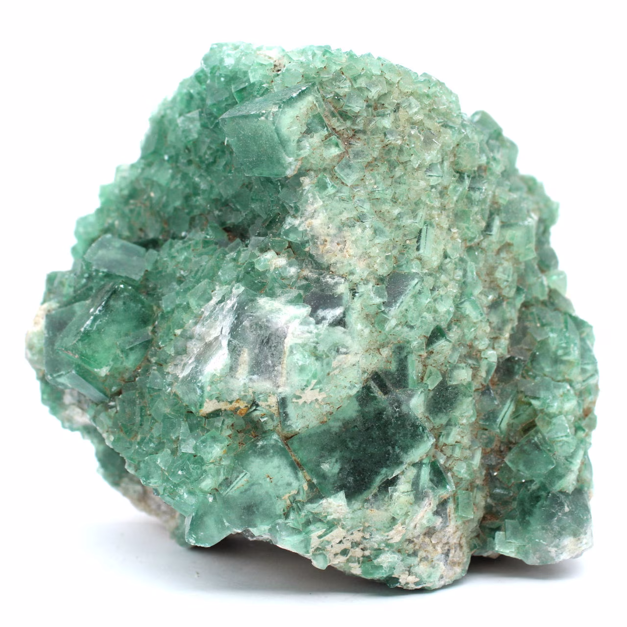 Cristallizzazione cubica della fluorite del madagascar