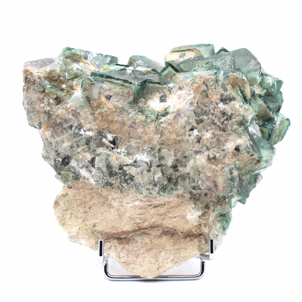 Cristalli naturali di fluorite cubica del madagascar