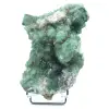 Fluorite naturale grezza su ganga - 0