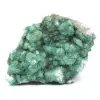 Cristalli di fluorite verde grezzo su ganga - 0