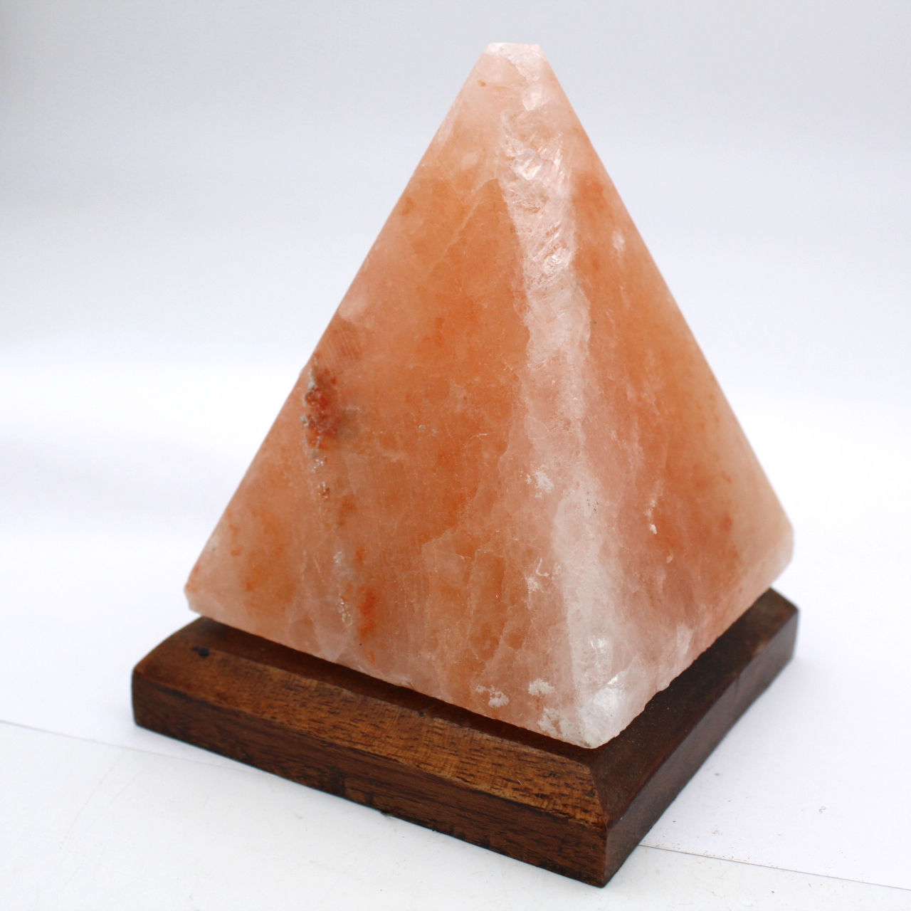 Lampada Piramide di Sale Rosa dell'Himalaya