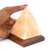 Lampada Piramide di Sale Rosa dell'Himalaya - 2